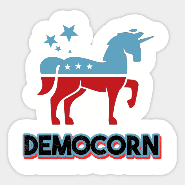 Democracy Unicorn Sticker by BethTheKilljoy